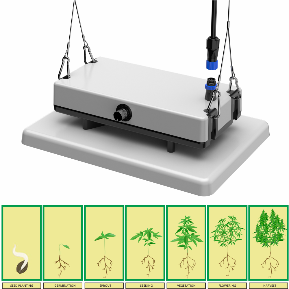 Đèn hỗ trợ tăng trưởng thực vật trong nhà (Led Grow light) 
